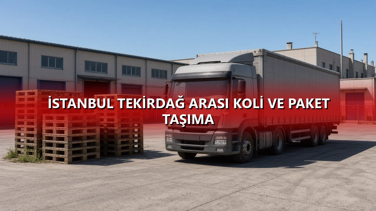 İstanbul Tekirdağ Arası Koli ve Paket Taşıma